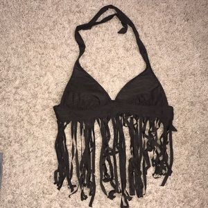 Brown Fringe Swimsuit Top from Target